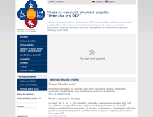 Tablet Screenshot of diverzitaproozp.cz